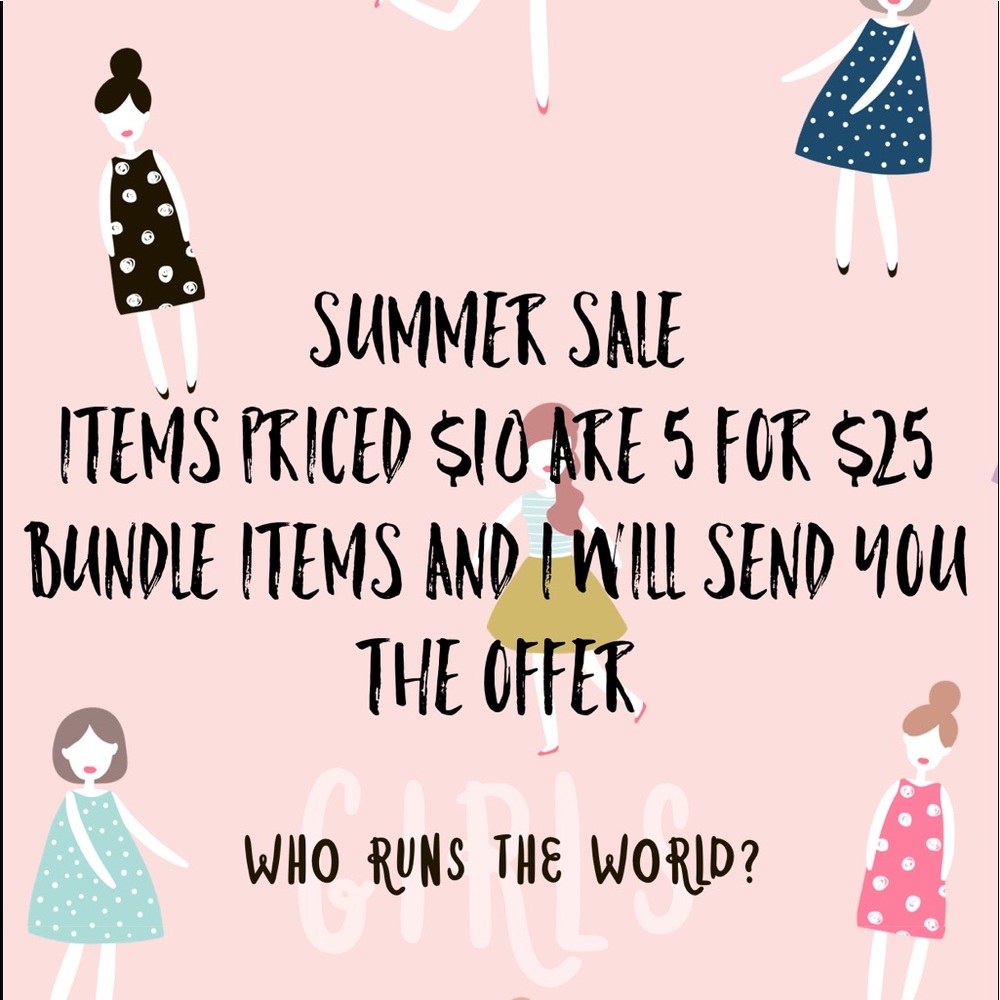 $10 items 5 for $25